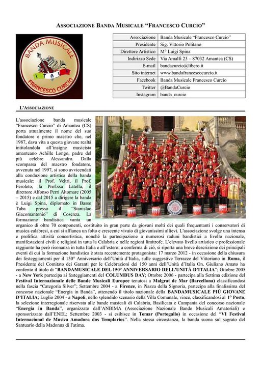 Associazione Banda Musicale Francesco Curcio